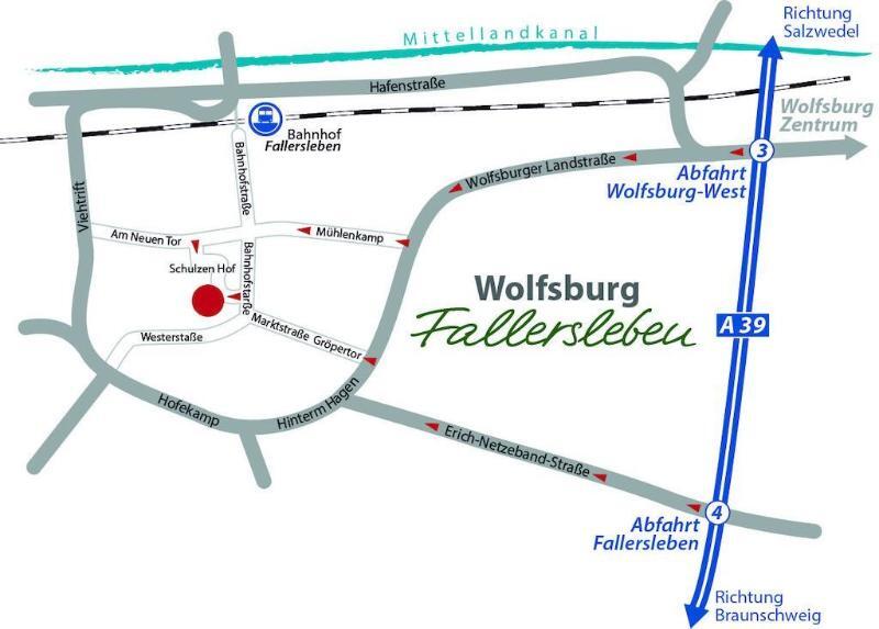 Hotel Fallersleber Spieker Wolfsburg Bagian luar foto
